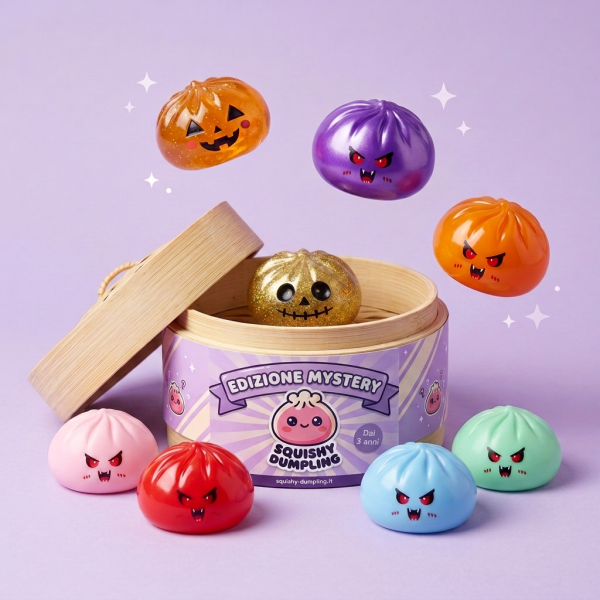 Squishy Dumpling Vampire Mystery Cremisi — squishy antistress slow-rise kawaii