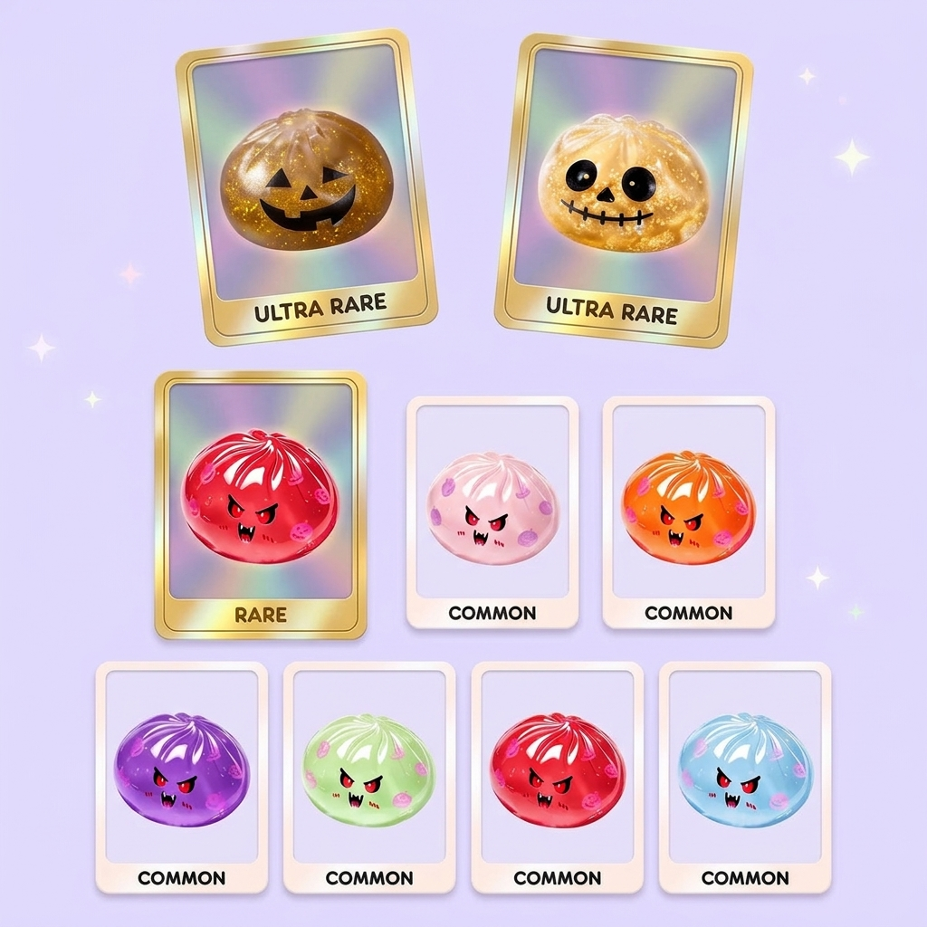 Squishy Dumpling Vampire Mystery Cremisi — squishy antistress slow-rise kawaii