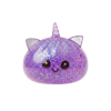 Dumpling Squishy Unicorno Glitter Viola — squishy antistress slow-rise kawaii