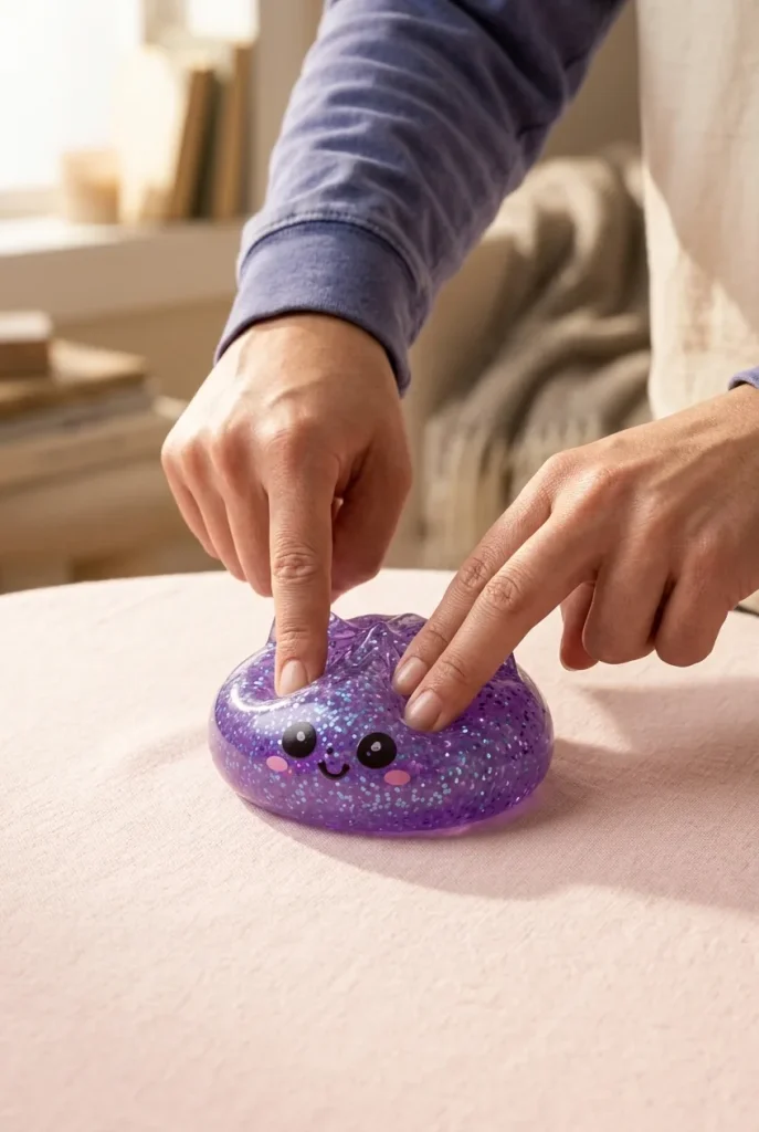 Dumpling Squishy Unicorno Glitter Viola — squishy antistress slow-rise kawaii