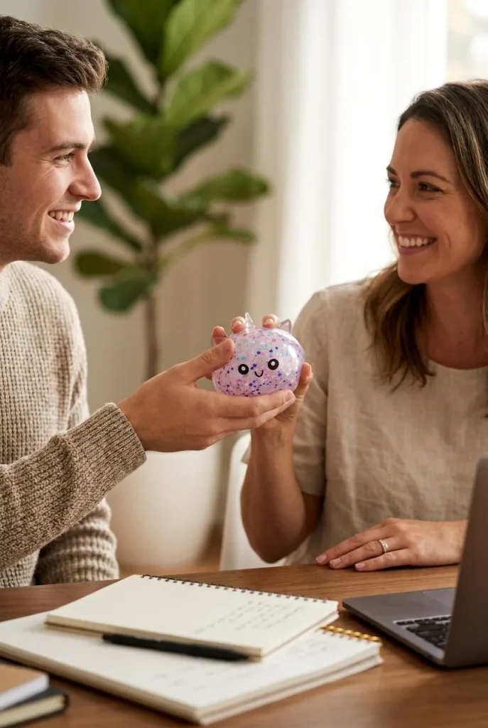 Dumpling Squishy Unicorno Bianco Sparkle — squishy antistress slow-rise kawaii