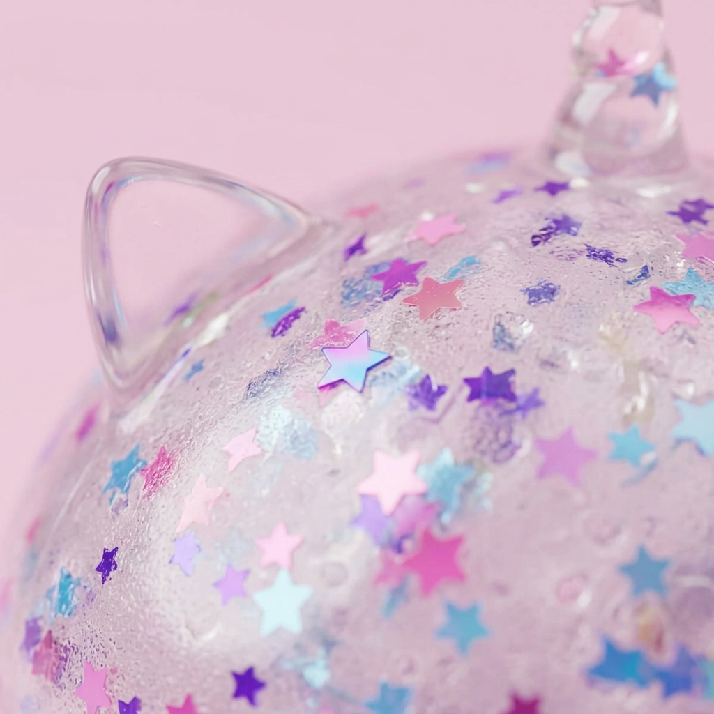 Dumpling Squishy Unicorno Bianco Sparkle — squishy antistress slow-rise kawaii