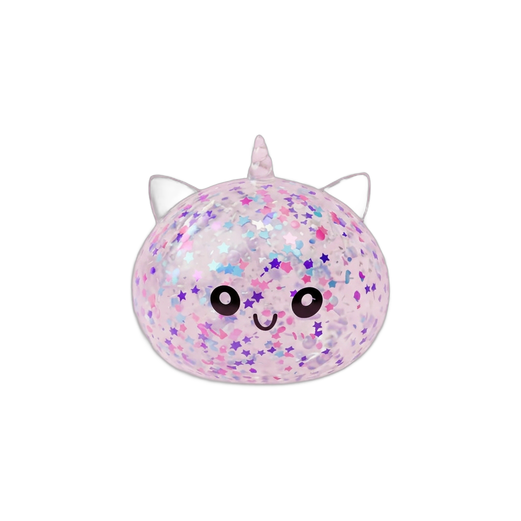 Dumpling Squishy Unicorno Bianco Sparkle — squishy antistress slow-rise kawaii
