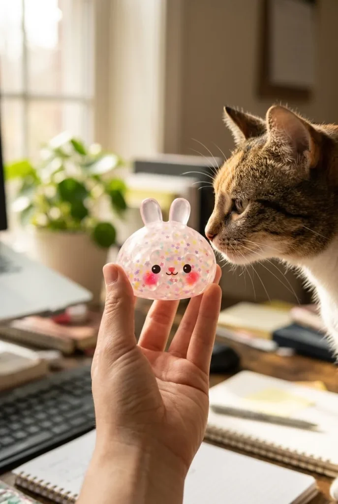 Bunny Dumpling Squishy a Bolle — squishy antistress slow-rise kawaii