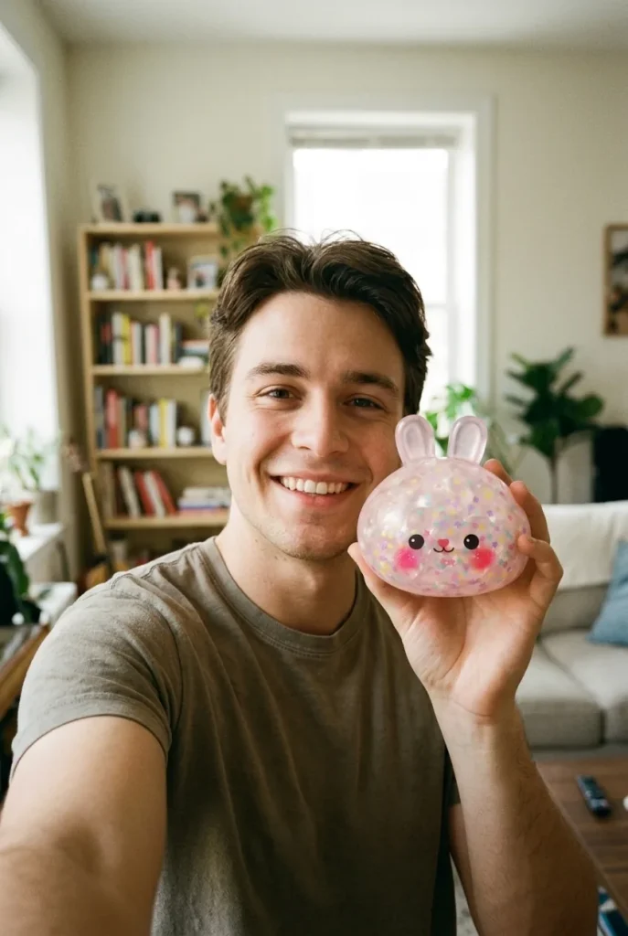 Bunny Dumpling Squishy a Bolle — squishy antistress slow-rise kawaii