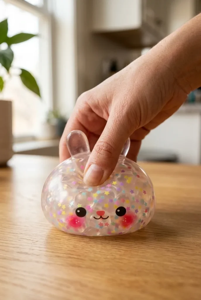 Bunny Dumpling Squishy a Bolle — squishy antistress slow-rise kawaii