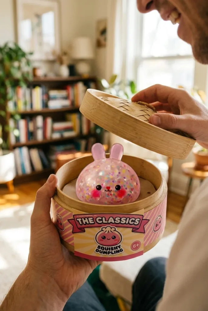 Bunny Dumpling Squishy a Bolle — squishy antistress slow-rise kawaii