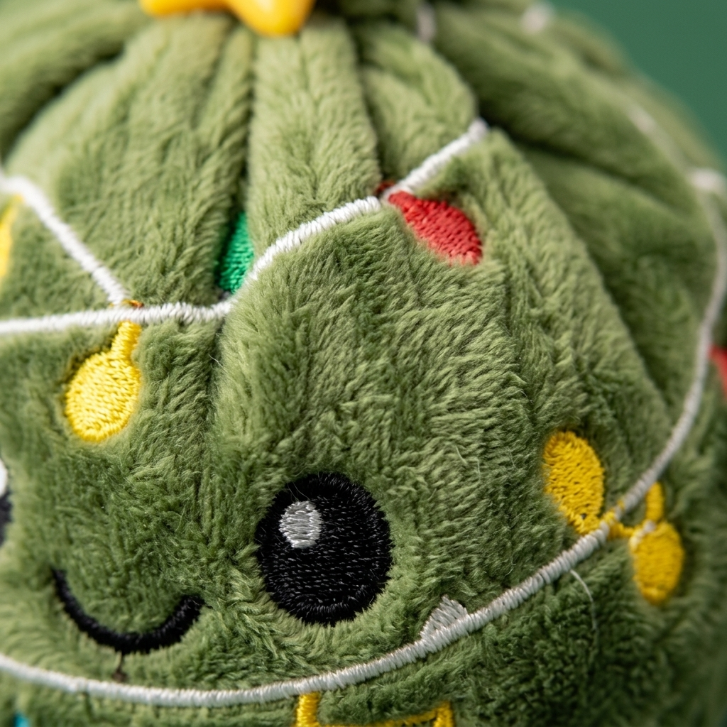 Christmas Tree Dumpling Squishy Scintillante — squishy antistress slow-rise kawaii