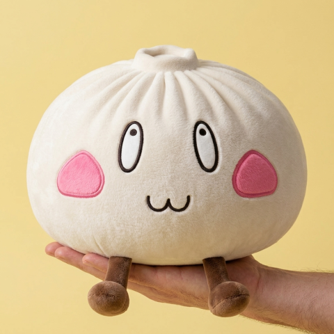 Giant Dumpling Squishy Faccia Felice — squishy antistress slow-rise kawaii