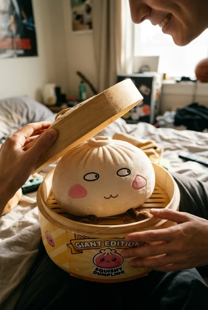 Squishy Dumpling Gigante Orgoglioso e Birichino — squishy antistress slow-rise kawaii