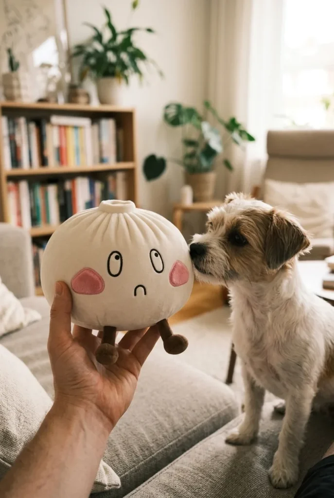 Squishy Dumpling Gigante Viso Triste — squishy antistress slow-rise kawaii