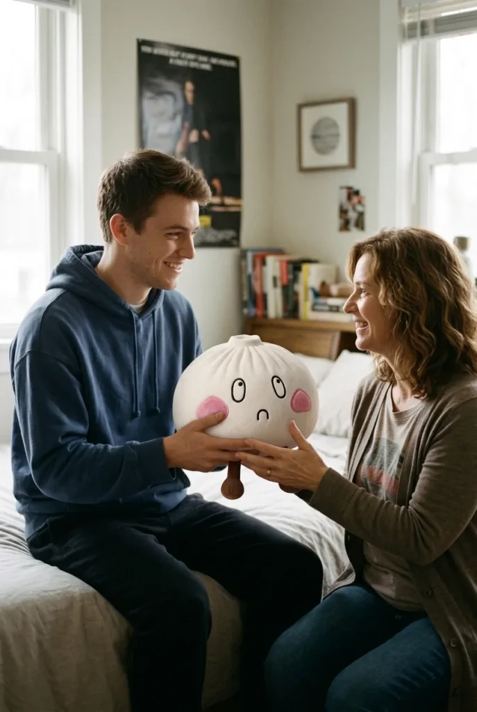 Squishy Dumpling Gigante Viso Triste — squishy antistress slow-rise kawaii