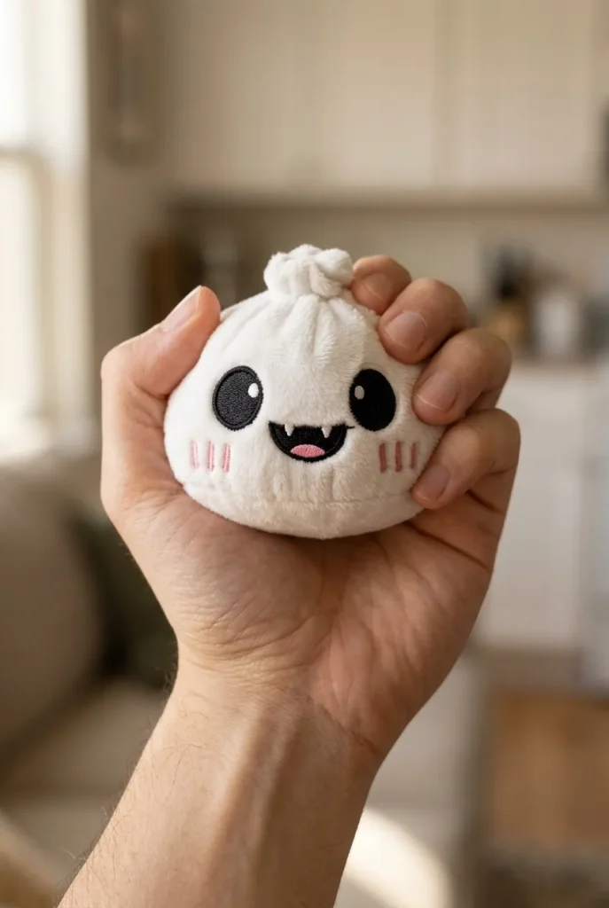 Squishy Dumpling Ghost Halloween Chiaro di Luna — squishy antistress slow-rise kawaii