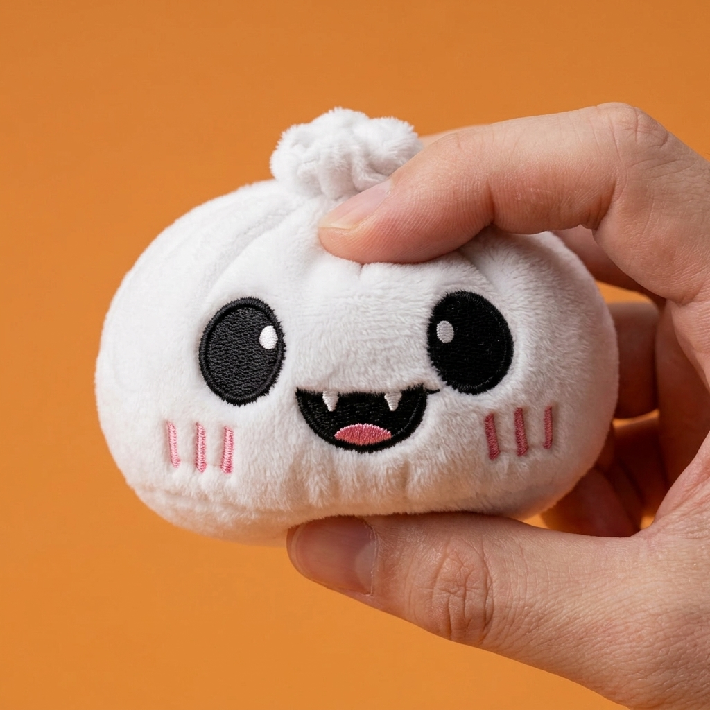 Squishy Dumpling Ghost Halloween Chiaro di Luna — squishy antistress slow-rise kawaii