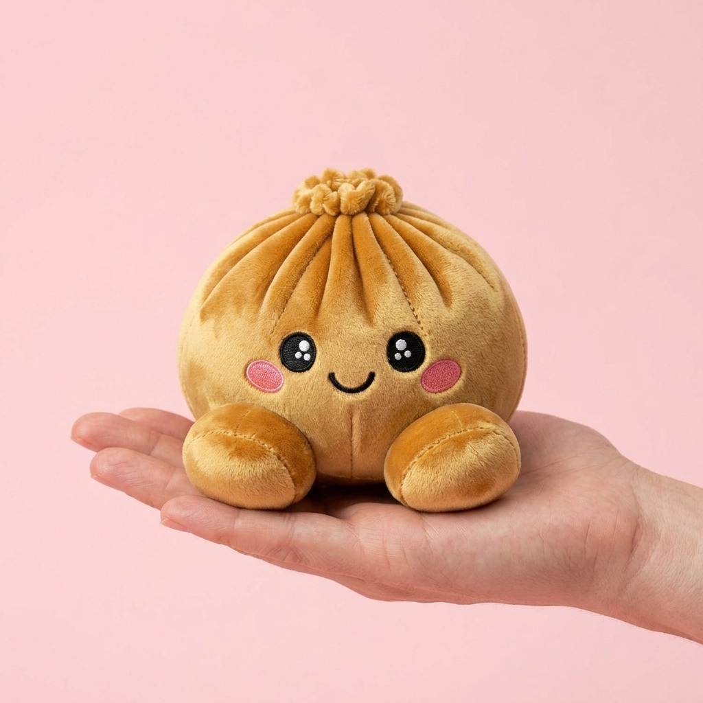 Squishy Dumpling Oro Reale — squishy antistress slow-rise kawaii