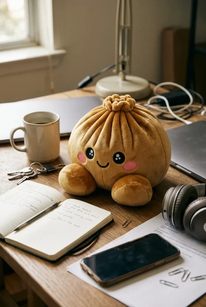 Squishy Dumpling Oro Reale — squishy antistress slow-rise kawaii