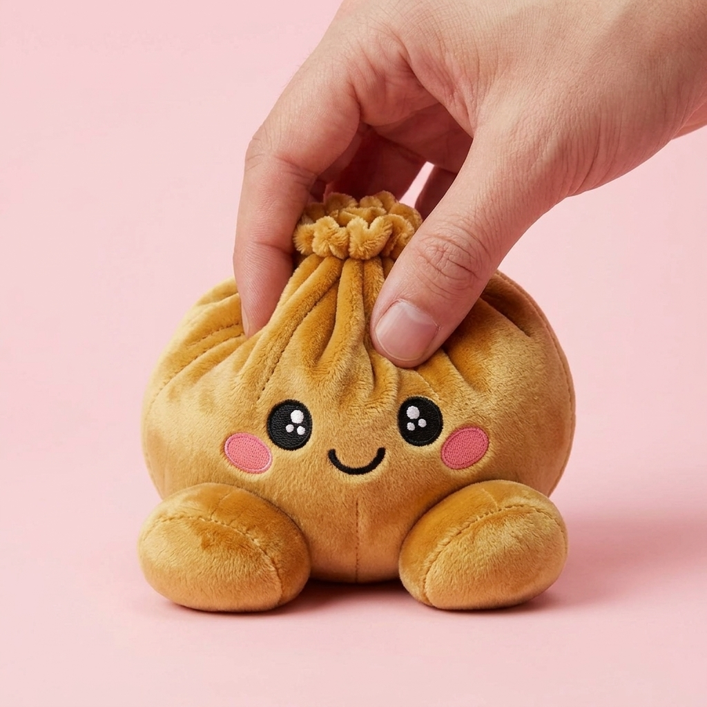 Squishy Dumpling Oro Reale — squishy antistress slow-rise kawaii