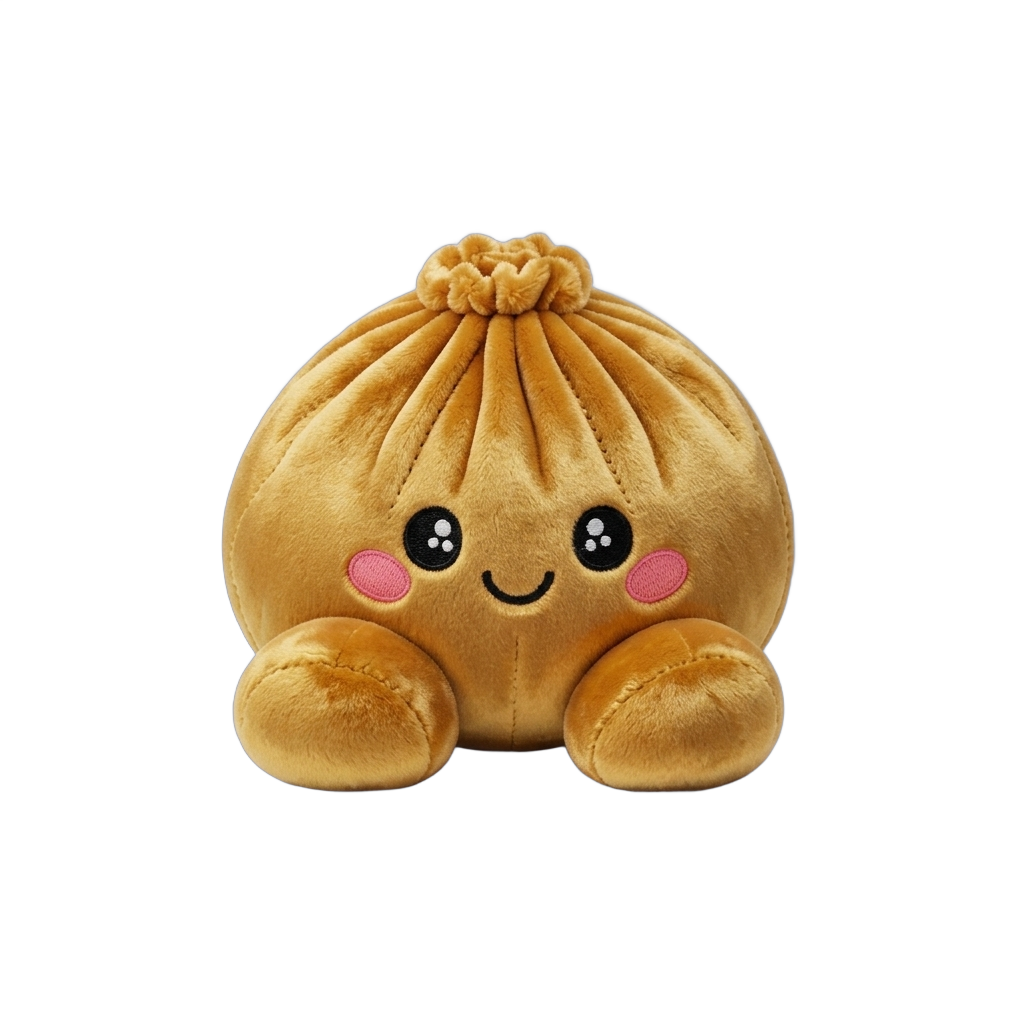 Squishy Dumpling Oro Reale — squishy antistress slow-rise kawaii
