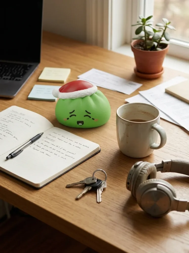 Squishy Dumpling Cappello di Natale Elfo Verde — squishy antistress slow-rise kawaii