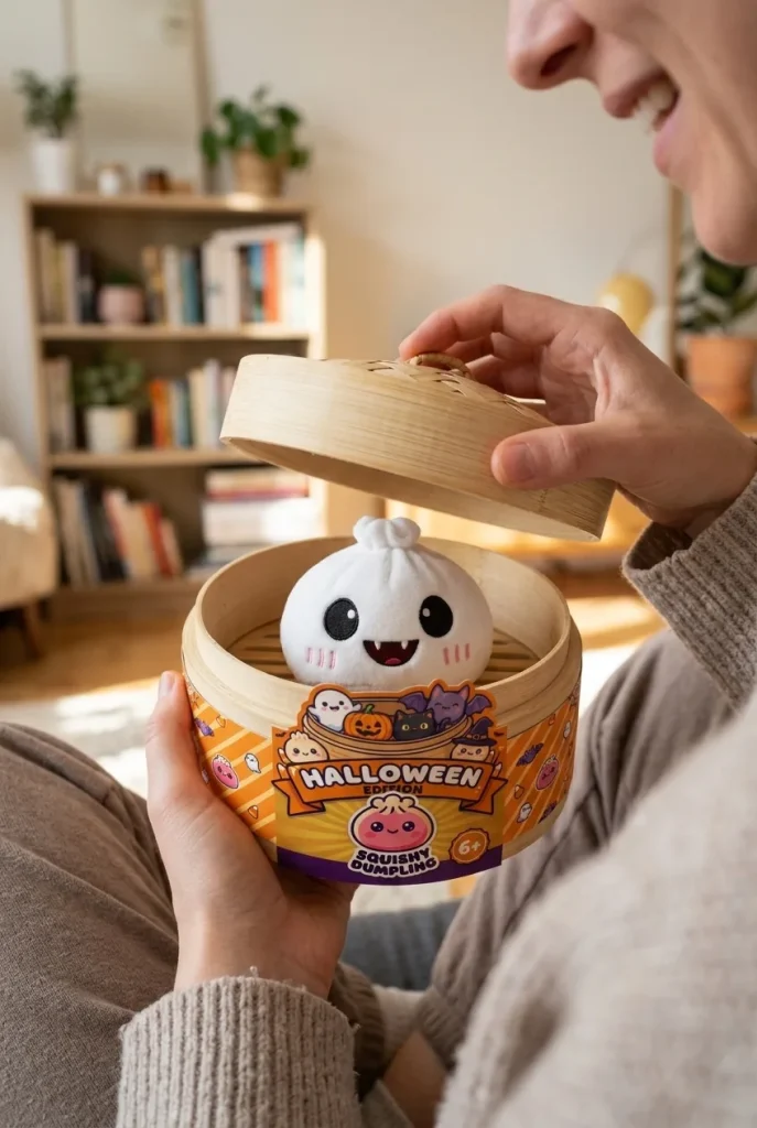 Squishy Dumpling Halloween Spaventoso Set da 5 — squishy antistress slow-rise kawaii