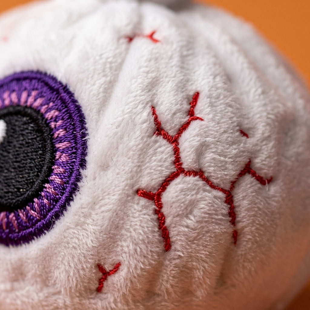 Squishy Dumpling Halloween Occhio Viola — squishy antistress slow-rise kawaii