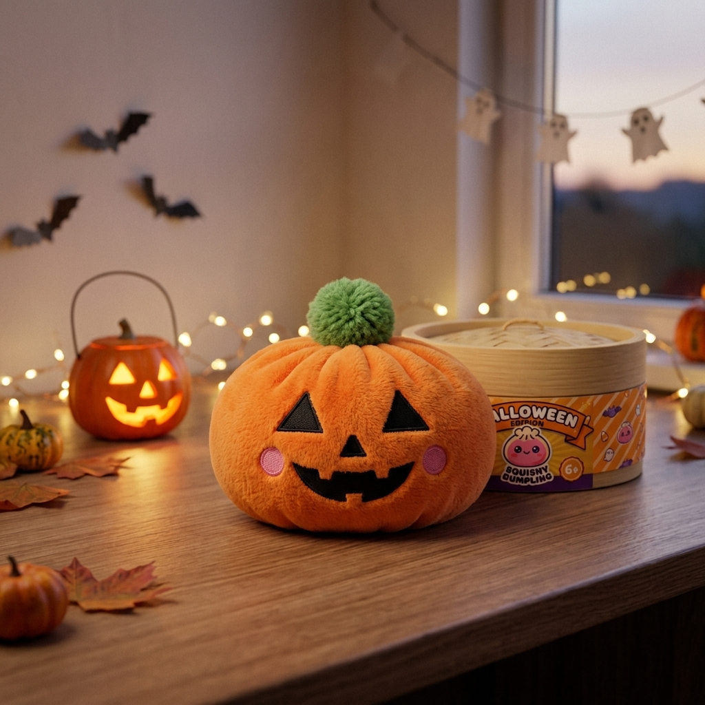 Squishy Dumpling Zucca Halloween — squishy antistress slow-rise kawaii