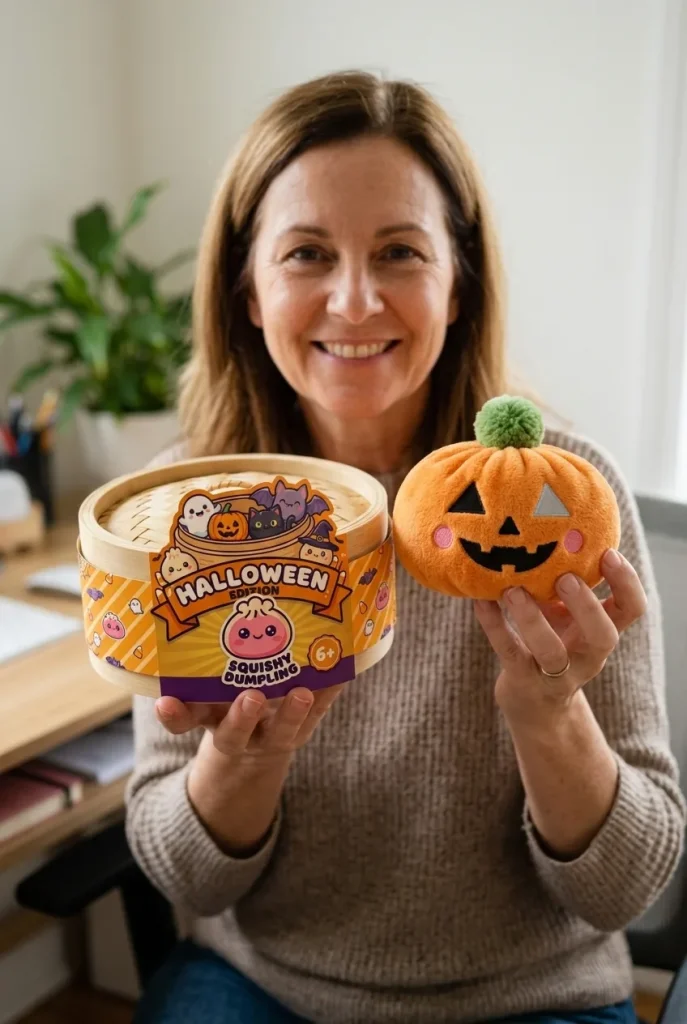 Squishy Dumpling Zucca Halloween — squishy antistress slow-rise kawaii