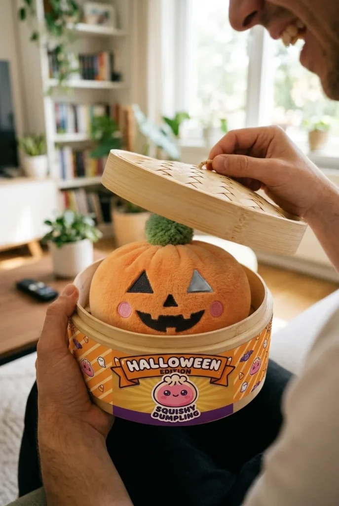 Squishy Dumpling Zucca Halloween — squishy antistress slow-rise kawaii