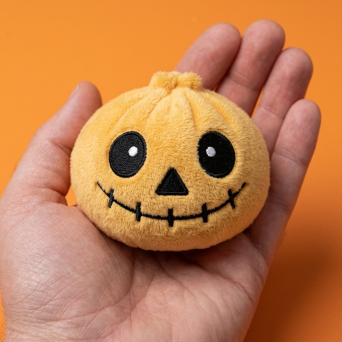 Dumpling Squishy Skeleton Halloween Sorridente — squishy antistress slow-rise kawaii