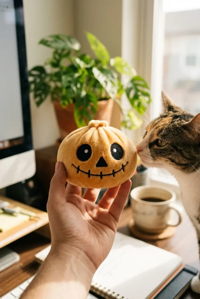 Dumpling Squishy Skeleton Halloween Sorridente — squishy antistress slow-rise kawaii