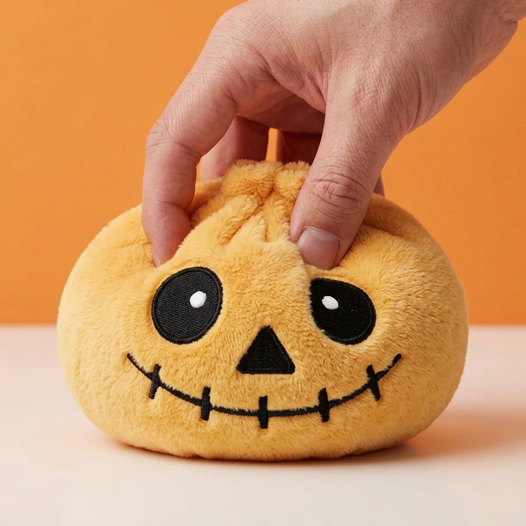 Dumpling Squishy Skeleton Halloween Sorridente — squishy antistress slow-rise kawaii