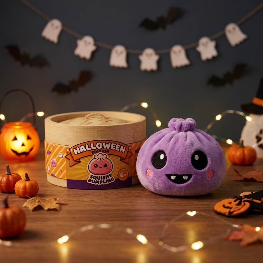 Squishy Dumpling Vampire Halloween Velluto — squishy antistress slow-rise kawaii