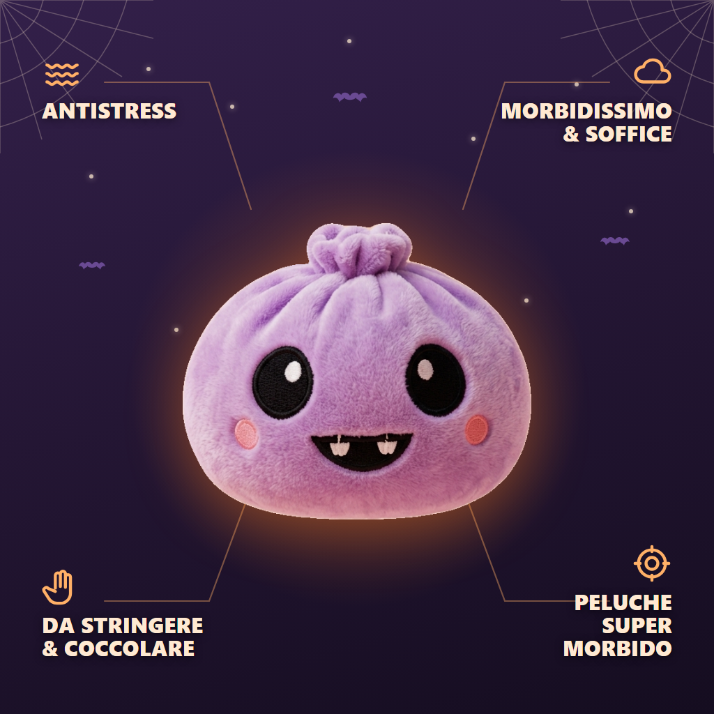 Squishy Dumpling Vampire Halloween Velluto — squishy antistress slow-rise kawaii