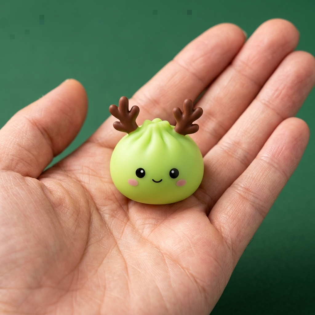 Calendario Avvento Squishy Dumpling Mochi Pan di Spezie — squishy antistress slow-rise kawaii