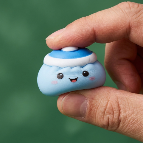 Calendario Avvento Squishy Dumpling Mochi Pan di Spezie — squishy antistress slow-rise kawaii