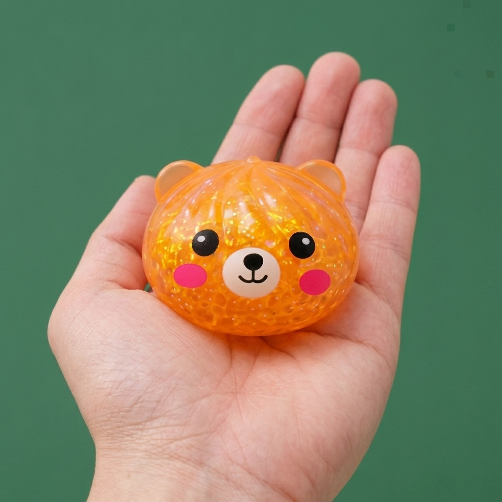 Dumpling Squishy Orso Mystery Glitter — squishy antistress slow-rise kawaii