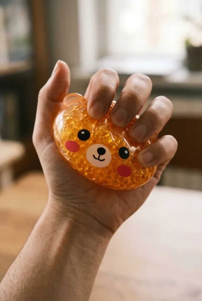 Dumpling Squishy Orso Mystery Glitter — squishy antistress slow-rise kawaii