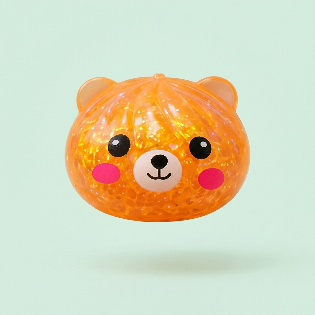 Dumpling Squishy Orso Mystery Glitter — squishy antistress slow-rise kawaii
