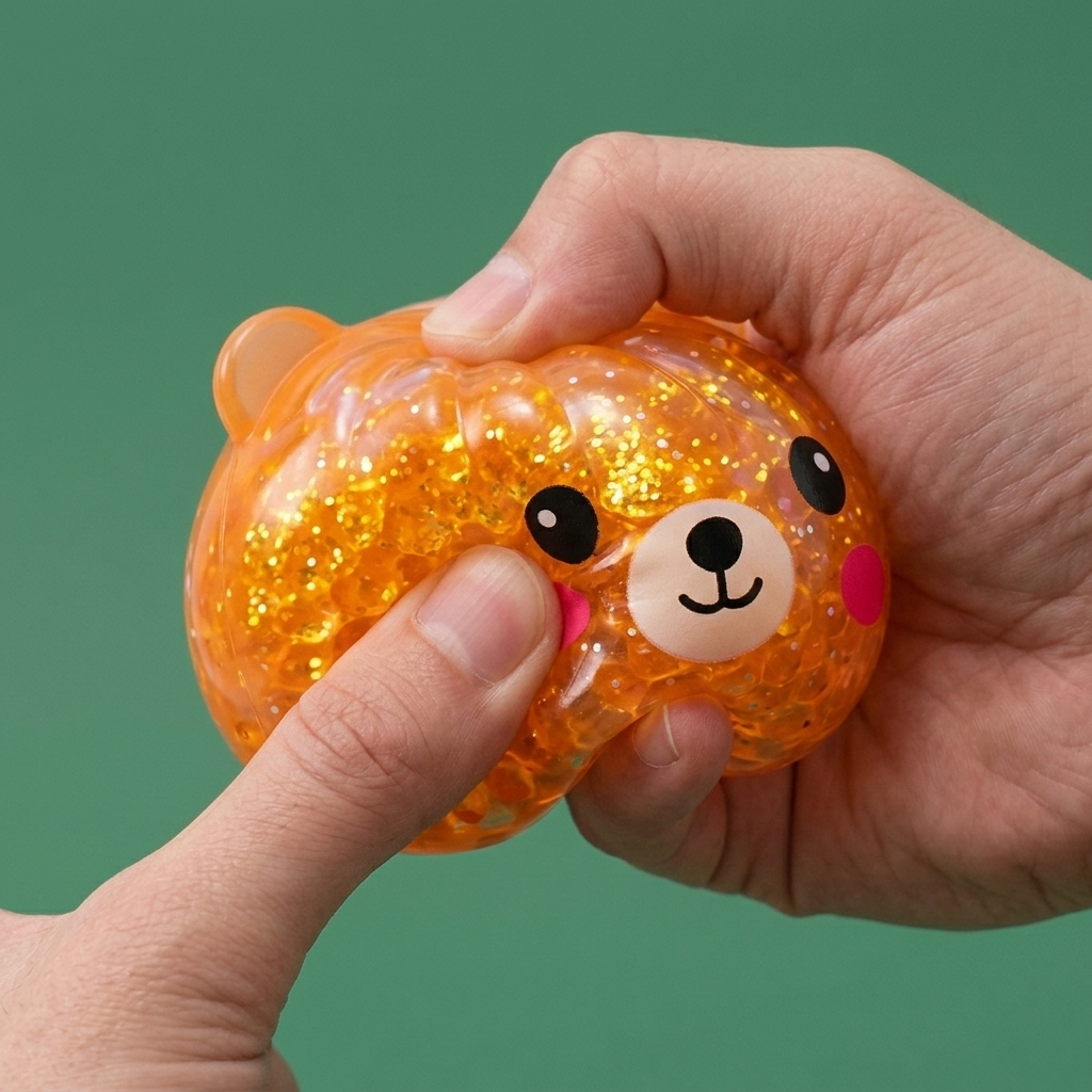 Dumpling Squishy Orso Mystery Glitter — squishy antistress slow-rise kawaii