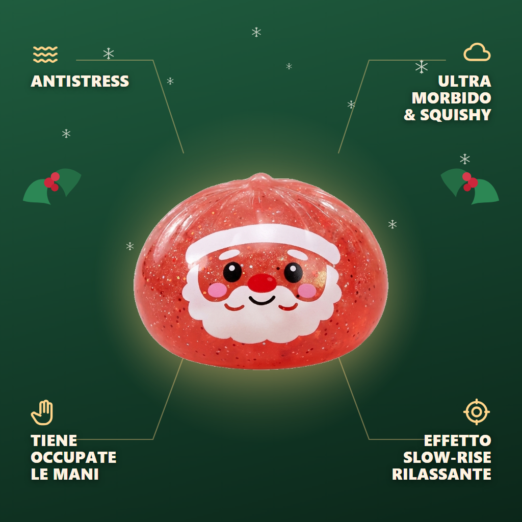 Dumpling Squishy Mystery Candy Natale — squishy antistress slow-rise kawaii