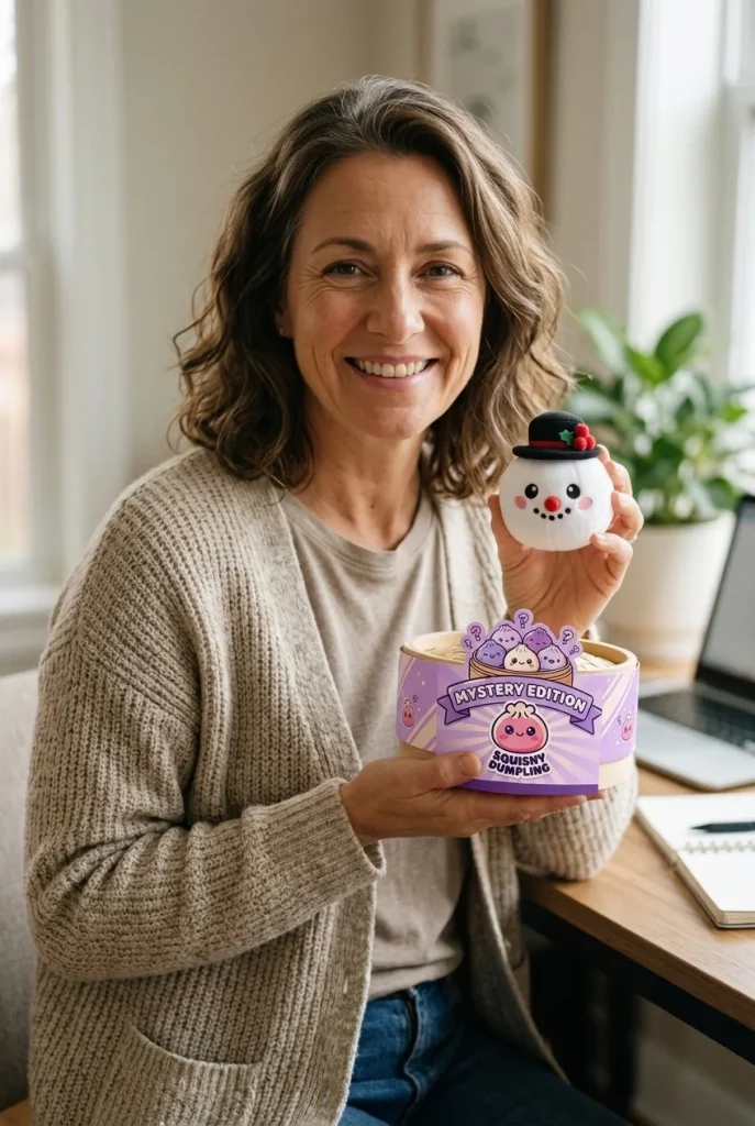 Squishy Dumpling Mystery Natale — squishy antistress slow-rise kawaii