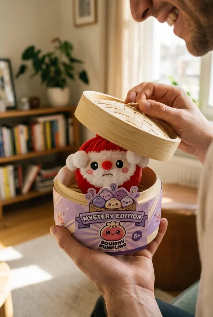 Squishy Dumpling Mystery Natale — squishy antistress slow-rise kawaii