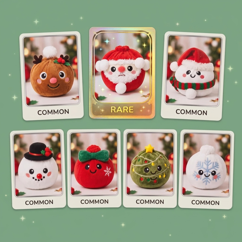 Squishy Dumpling Mystery Natale — squishy antistress slow-rise kawaii