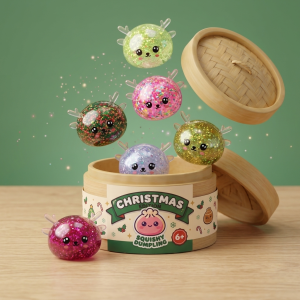Squishy Dumpling Renne Mystery Glitter — squishy antistress slow-rise kawaii