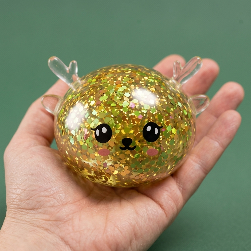 Squishy Dumpling Renne Mystery Glitter — squishy antistress slow-rise kawaii