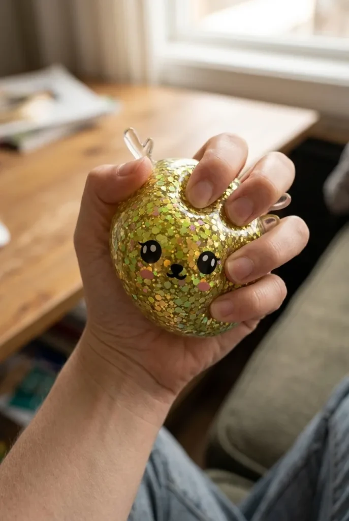 Squishy Dumpling Renne Mystery Glitter — squishy antistress slow-rise kawaii