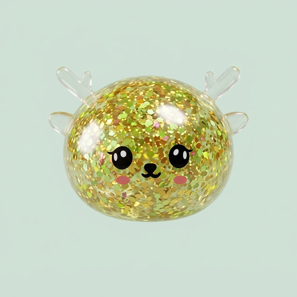 Squishy Dumpling Renne Mystery Glitter — squishy antistress slow-rise kawaii