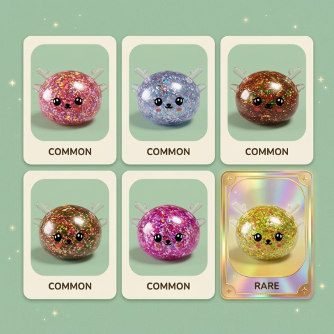 Squishy Dumpling Renne Mystery Glitter — squishy antistress slow-rise kawaii