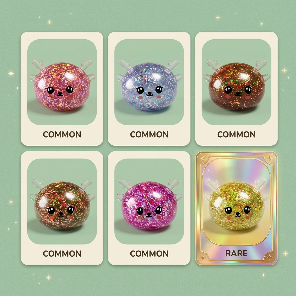 Squishy Dumpling Renne Mystery Glitter — squishy antistress slow-rise kawaii