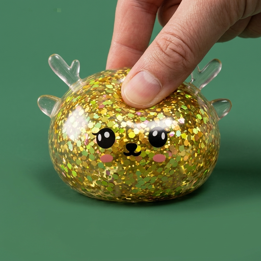 Squishy Dumpling Renne Mystery Glitter — squishy antistress slow-rise kawaii